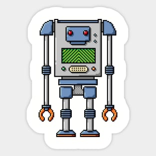 Pixel Robot 177 Sticker